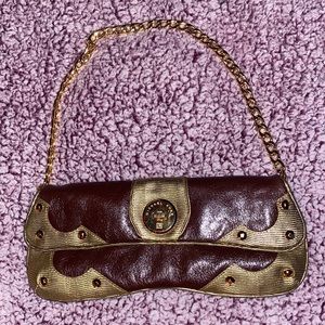Small brown leather Micheal Kors purse